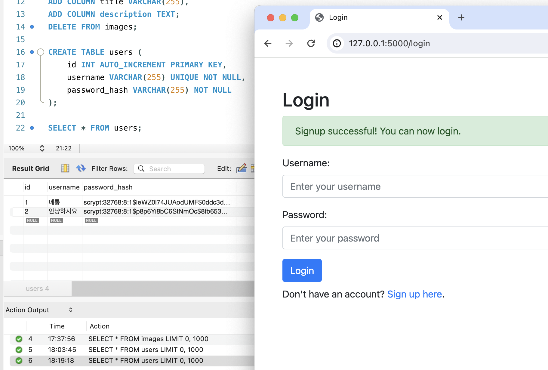 Implement Data Modification, Deletion, and User Registration